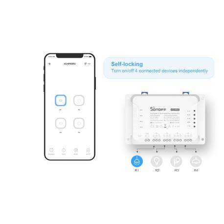 SmartWise 2-gang single-live-wire (no neutral) smart Zigbee 230V relay (R1)